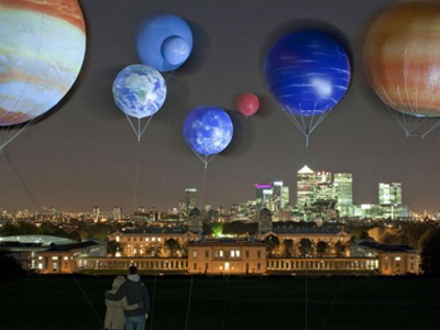 Το ηλιακό σύστημα στον ουρανό του Λονδίνου